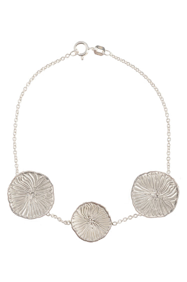 Pulsera Charm Medusa Plata